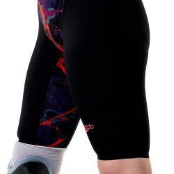 Speedo - Valor 2. Closed Back Printet Black/Red 