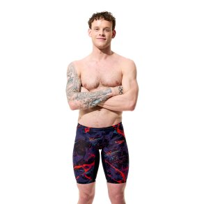 Speedo - Valor 2.0 Jammer Print Black/Red  