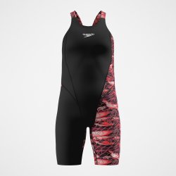 Speedo - LZR Hyperpro Printed Kneeskin Jr (Black/Red)