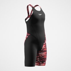 Speedo - LZR Hyperpro Printed Kneeskin Jr (Black/Red)