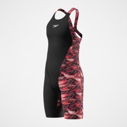 Speedo - LZR Hyperpro Printed Kneeskin Jr (Black/Red)