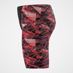 Speedo - LZR Hyperpro Printed Jammer Jr (Black/Red) 