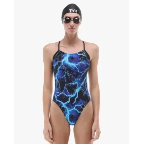 Tyr - Women's Cutoutfit Durafast Elite Arterix (Blue)