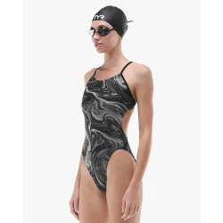 Tyr - Women's Cutoutfit Durafast Elite Olea (Titanium) 
