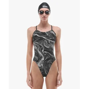 Tyr - Women's Cutoutfit Durafast Elite Olea (Titanium) 