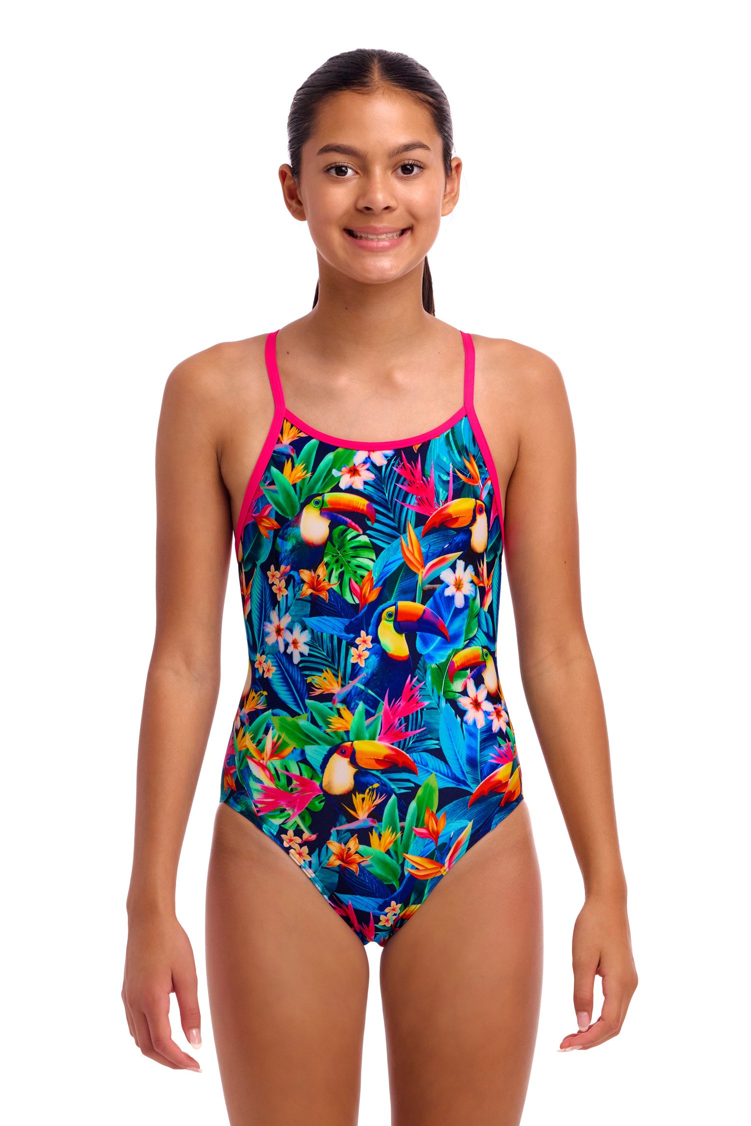 Funkia - Girl's Diamond Back One Piece Birdie Wordie