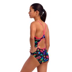 Funkia - Girl's Diamond Back One Piece Lost Leaf