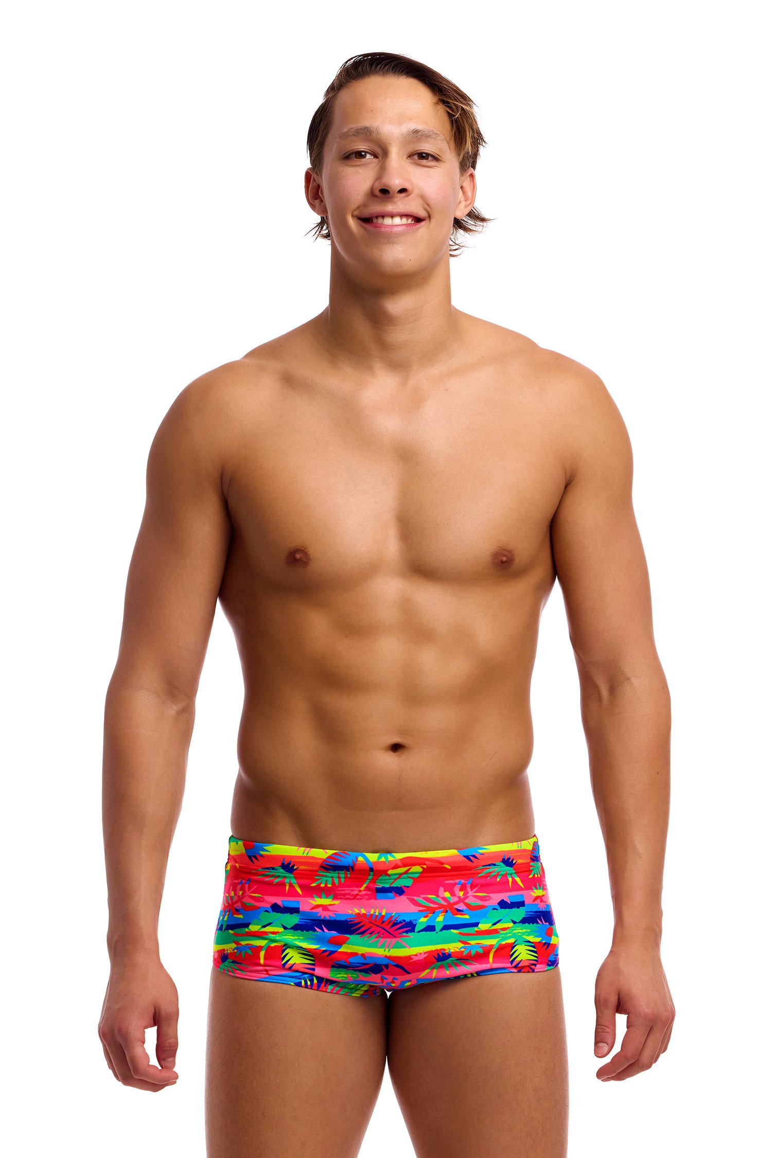 Funky Trunks - Men's Sidewinder Trunks Free Foliage
