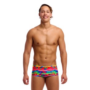 Funky Trunks - Men's Sidewinder Trunks Free Foliage