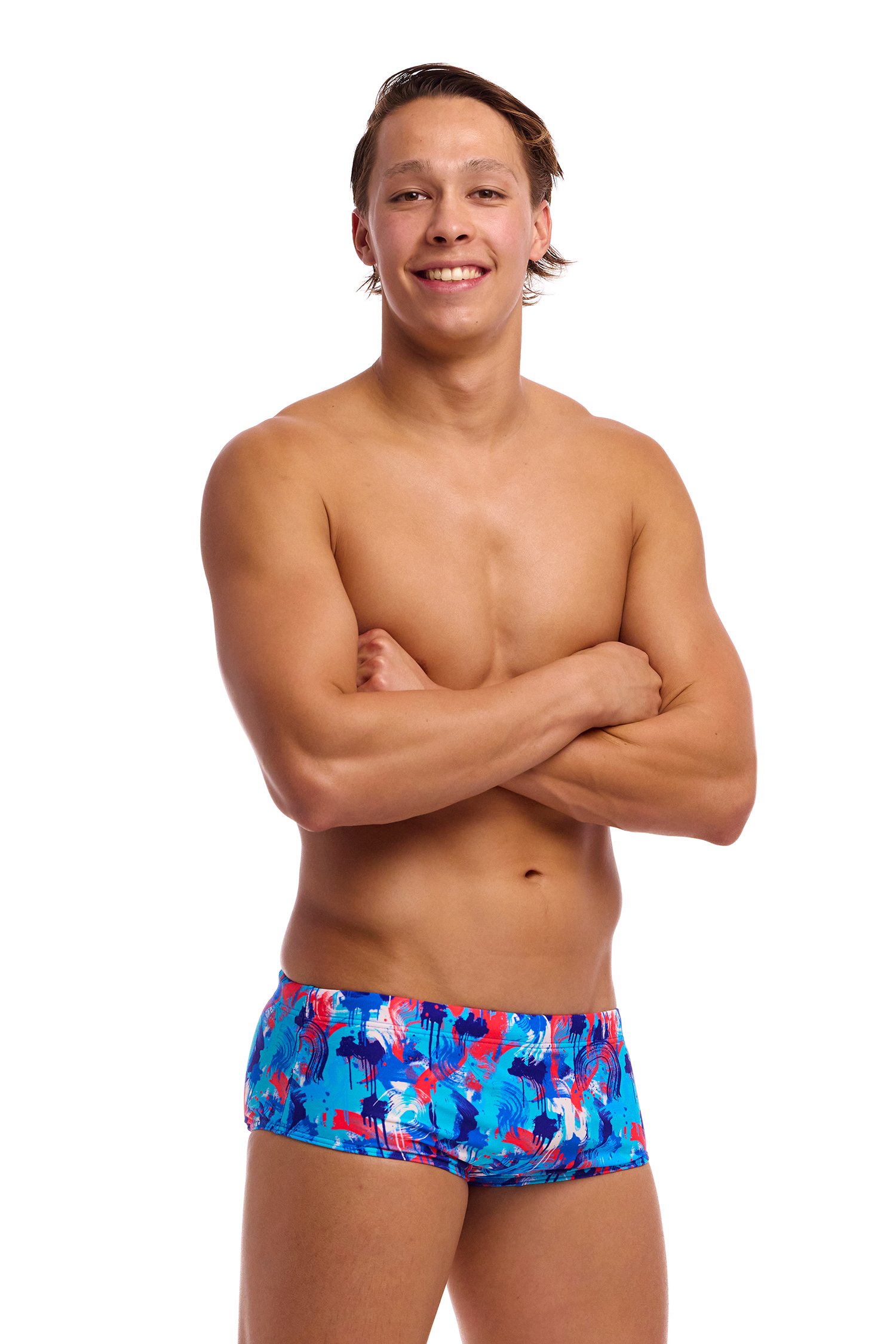 Funky Trunks - Men's Sidewinder Trunks Messy Messy Messy