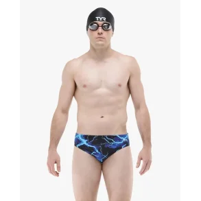 Tyr - Men's Briefs Durafast Elite Arterix (Blue) 