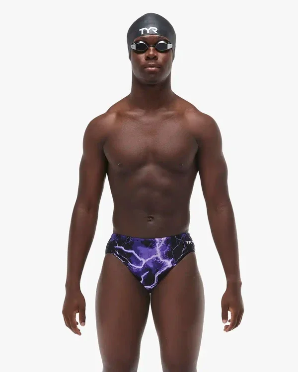 Tyr - Men's Briefs- Durafast Elite - Arterix (Purple) 