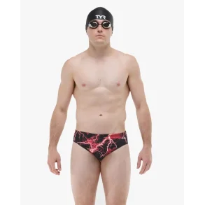 Tyr - Men's Briefs- Durafast Elite - Arterix (Red) 