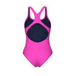 Arena - Woman's Team Swimsuit Swim Pro Solid Shocking pink - Blue River