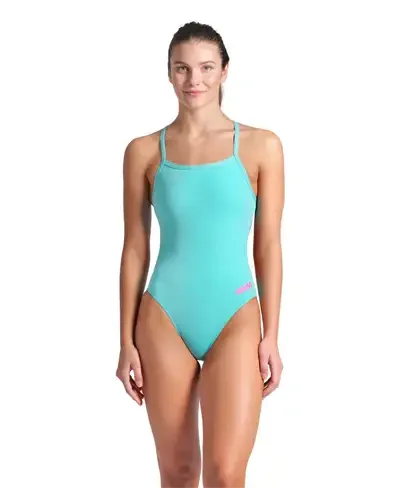 Arena - Woman's Team Swimsuit Challenge Solid (Water - Shocking Pink) 