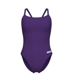 Arena - Woman's Team Swimsuit Challenge Solid Plum-White