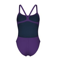 Arena - Woman's Team Swimsuit Challenge Solid Plum-White