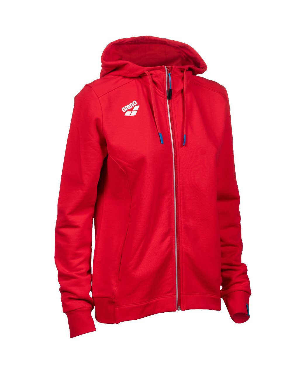 Arena - WOMEN'S TEAM HOODED JACKET PANEL (BOMULD) RED 
