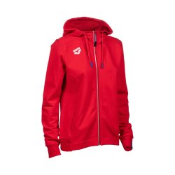 Arena - WOMEN'S TEAM HOODED JACKET PANEL (BOMULD) RED 