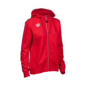 Arena - WOMEN'S TEAM HOODED JACKET PANEL (BOMULD) RED 