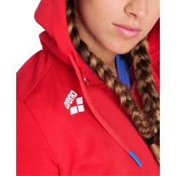 Arena - WOMEN'S TEAM HOODED JACKET PANEL (BOMULD) RED 