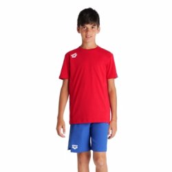 Arena - JR TEAM T-SHIRT PANEL (BOMULD) RED