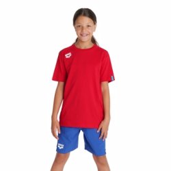Arena - JR TEAM T-SHIRT PANEL (BOMULD) RED
