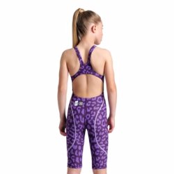 Arena - Powerskin ST Next LE Openback Girls Leopard Skin Violet
