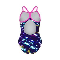 Arena - Girls Soap Bubbles Light Drop Back (Blue multi-Shocking pink)