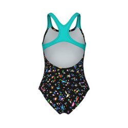 Arena - Girls Confetti Swim Pro Back(Black Multi-Water)
