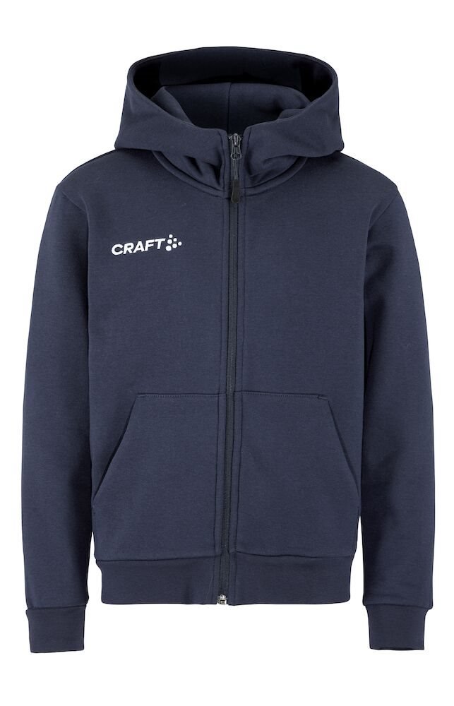 Craft - Community 2.0 Fz Hoodie Jr - Inkl. logo