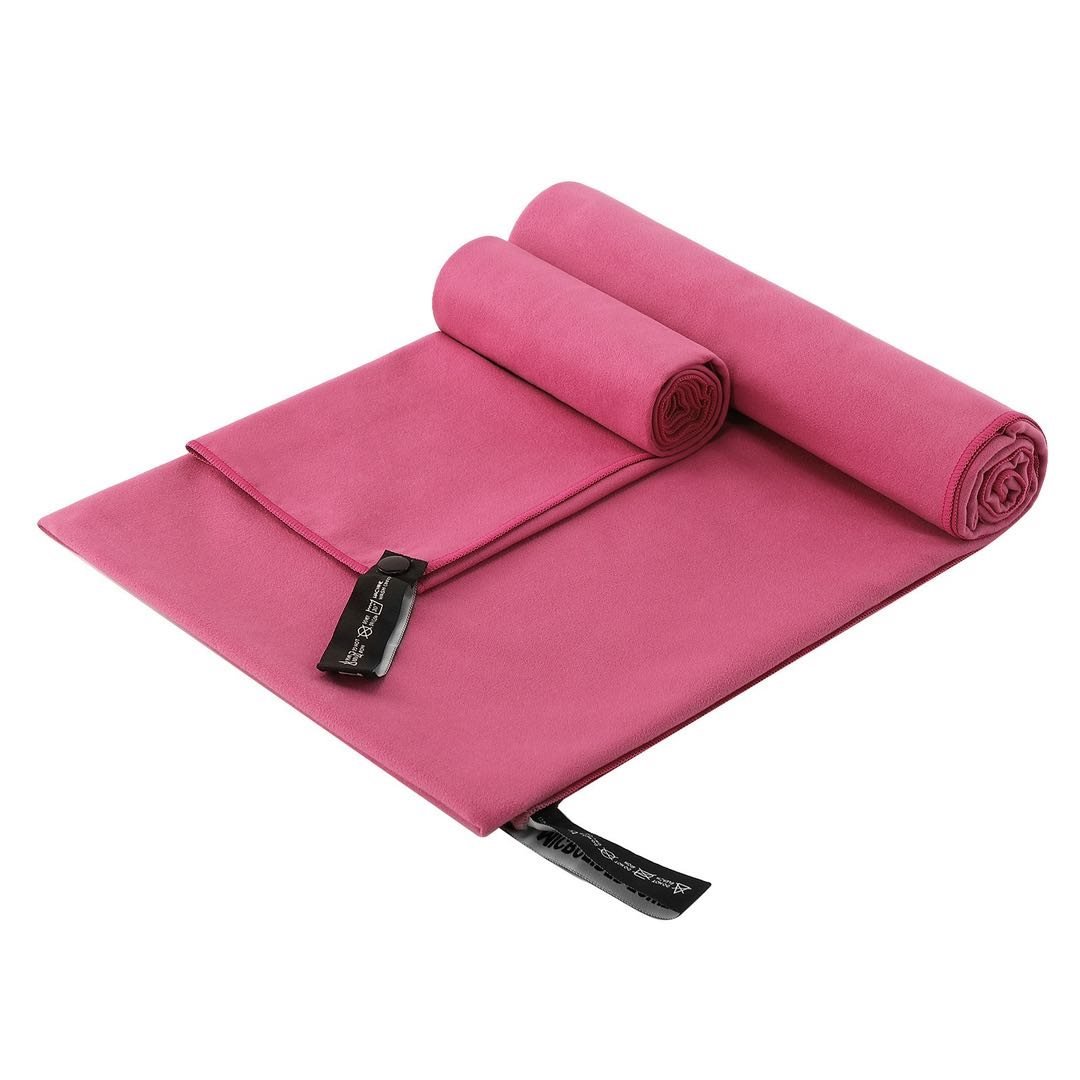 Microfiber Towel - Dark Pink(76X152&nbsp;)