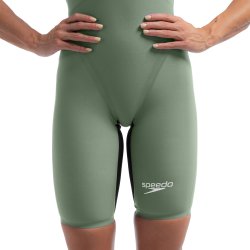 Speedo - Fastskin LZR Pure Valor 2.0 Openback Kneeskin (Green/black)
