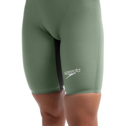 Speedo - Fastskin LZR Pure Valor 2.0 Openback Kneeskin (Green/black)