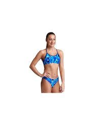 Funkita Racerback Two Piece Bashed Blue
