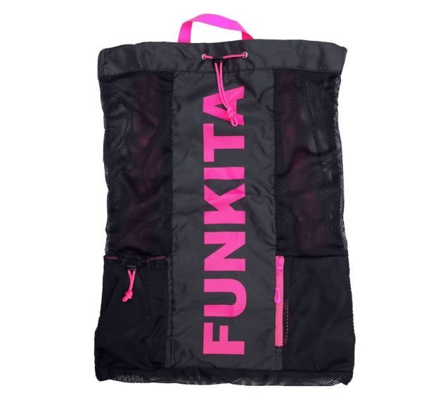 Funkita - Gear Up Mesh Backpack Pink Shadow