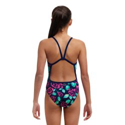 Funkita - Girl's Single Strap One Piece - Feeling Rosy