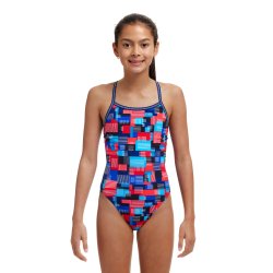 Funkita - Girl's Single Strap One Piece - Motherboard