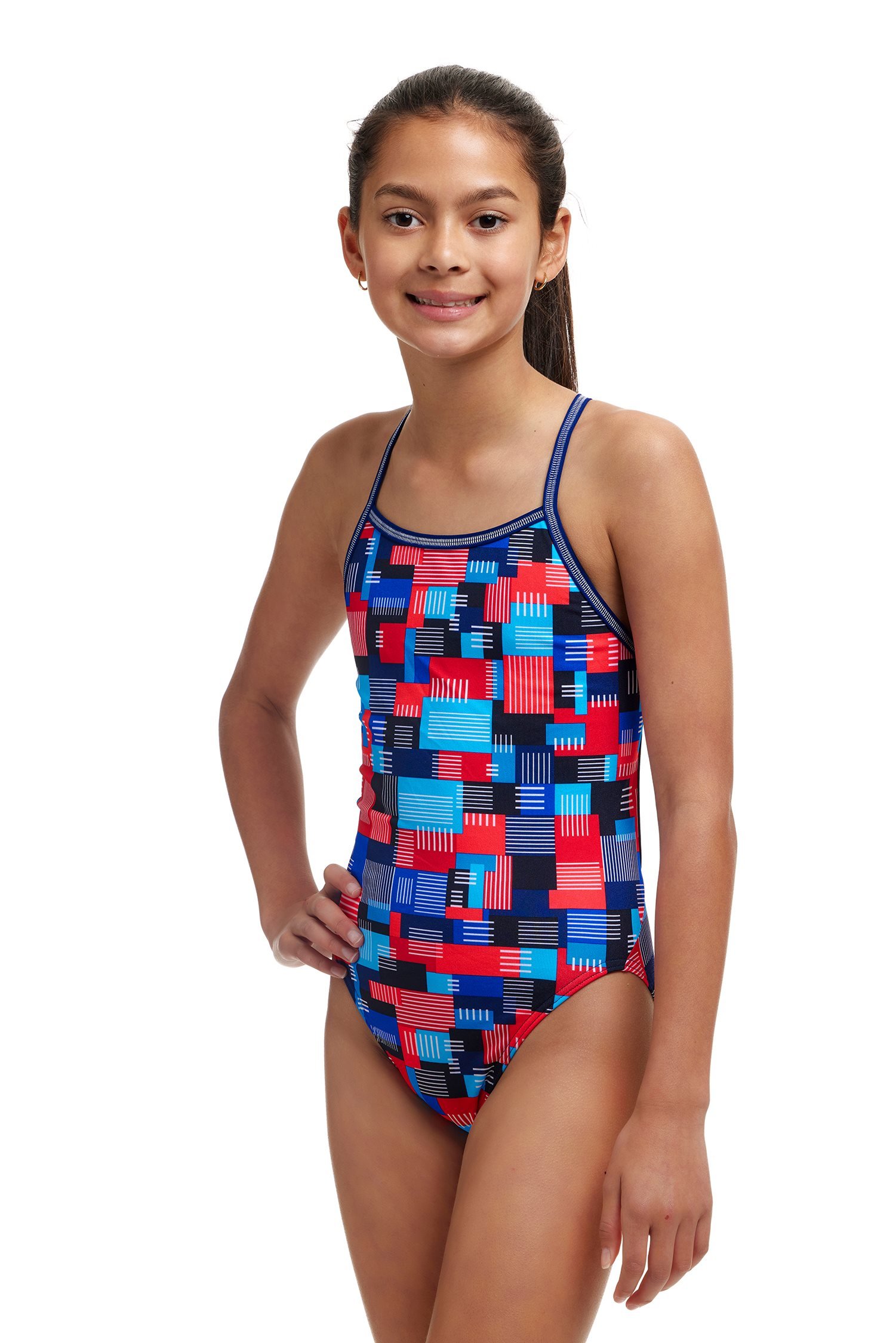 Funkita - Girl's Single Strap One Piece - Motherboard