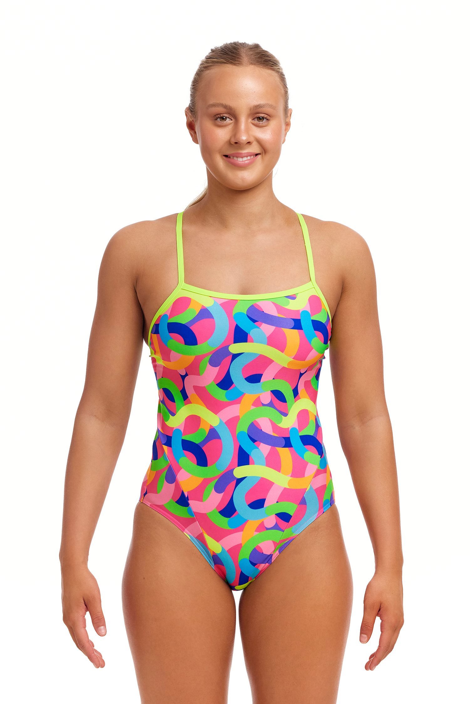 Funkita -  Ladies Single Strap One Piece - Curly Wurly