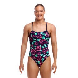 Funkita -  Ladies Single Strap One Piece - Feeling Rosy