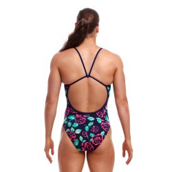 Funkita -  Ladies Single Strap One Piece - Feeling Rosy