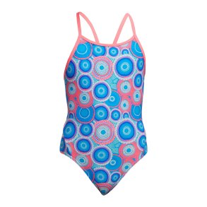 Funkita - Girl's Diamond Back One Piece Bundjalung Blue