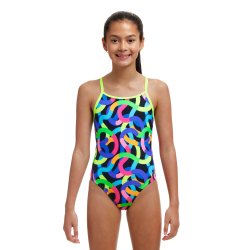 Funkia - Girl's Diamond Back One Piece - Got Worms