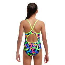Funkia - Girl's Diamond Back One Piece - Got Worms