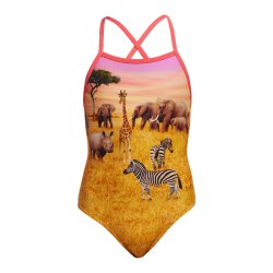 Funkita - Girl's Strapped In One Piece Circle Of Life