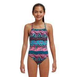 Funkita - Girl's Strapped In One Piece Wild Things