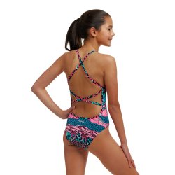 Funkita - Girl's Strapped In One Piece Wild Things