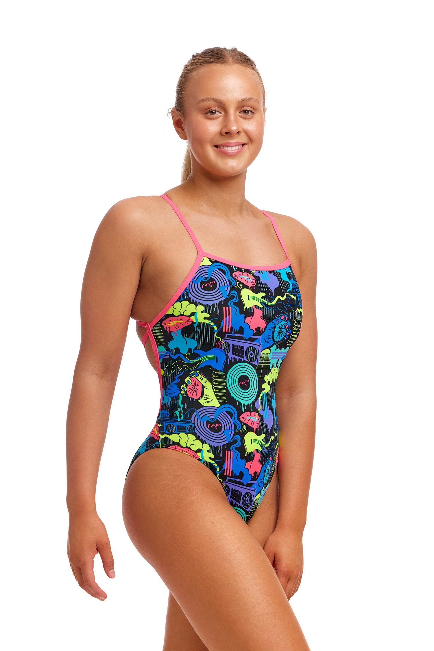 Funkita - Ladies Strapped In One Piece - Poppy Long 