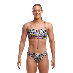 Funkita - Ladies Swim Crop Top - Scissor Kick